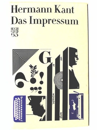 Das impressum kant hermann - kant,, hermann: