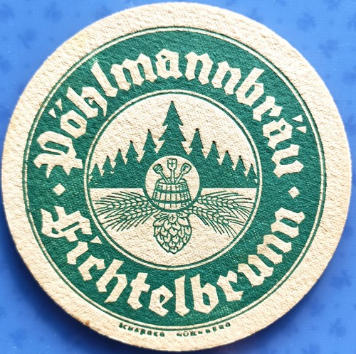 Old beer mat - , pöhlmannbräu