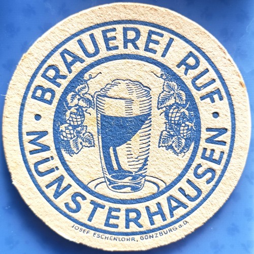 Old beer mat brewery - , ruf