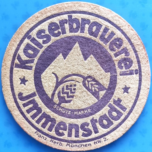 Old beer mat - , kaiserbrauerei