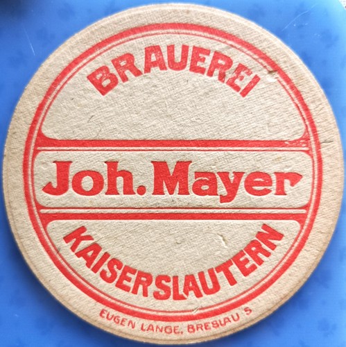 Old beer mat - , brewery