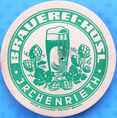 Old beer mat brewery hösl - old,