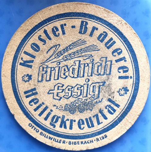 Old beer mat monastery - old,