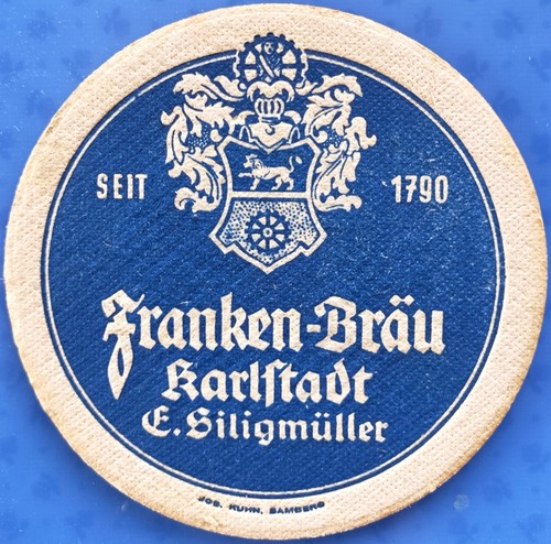 Old beer mat - , franken-bräu