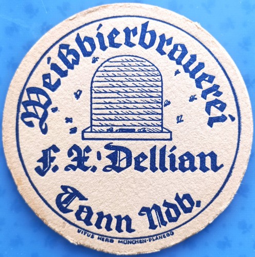 Old beer mat wheat beer