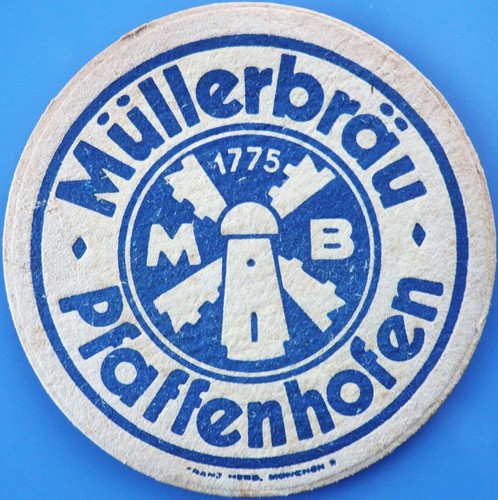 Old beer mat - , müllerbräu