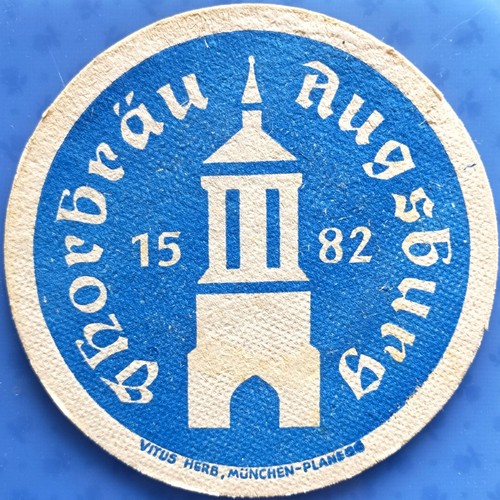 Old beer mat thorbräu - beer,