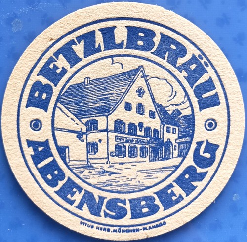 Old beer mat betzlbräu - old,