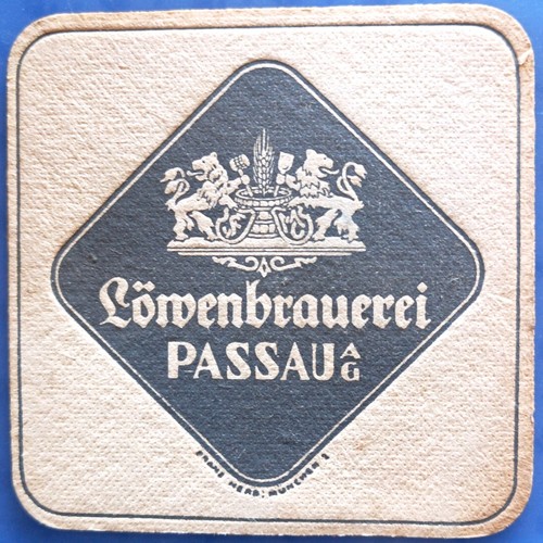 Old beer mat - , löwenbrauerei