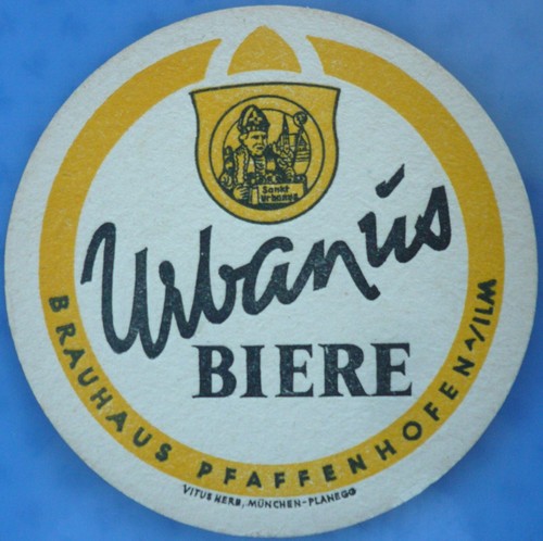 Old beer mat brauhaus - old,
