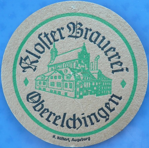 Old beer mat - monastery, brewery