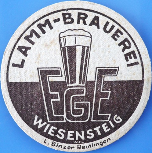 Old beer mat lamb brewery - beer,