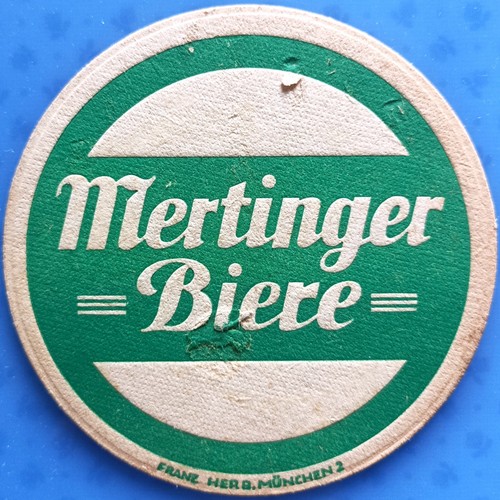 Old beer mat - , mertinger