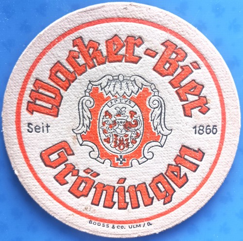 Old beer mat wacker - old,